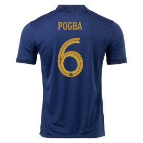 Maillot de Foot France Pogba 6 Domicile Coupe du monde 2022